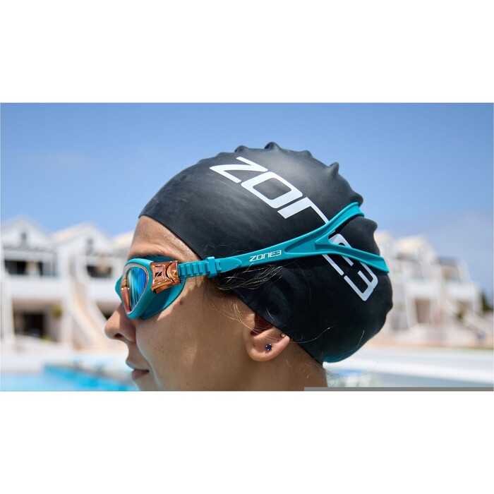 2024 Zone3 Venator-X OWS Goggles SA23GOGVE106 - Teal / Cream / Copper